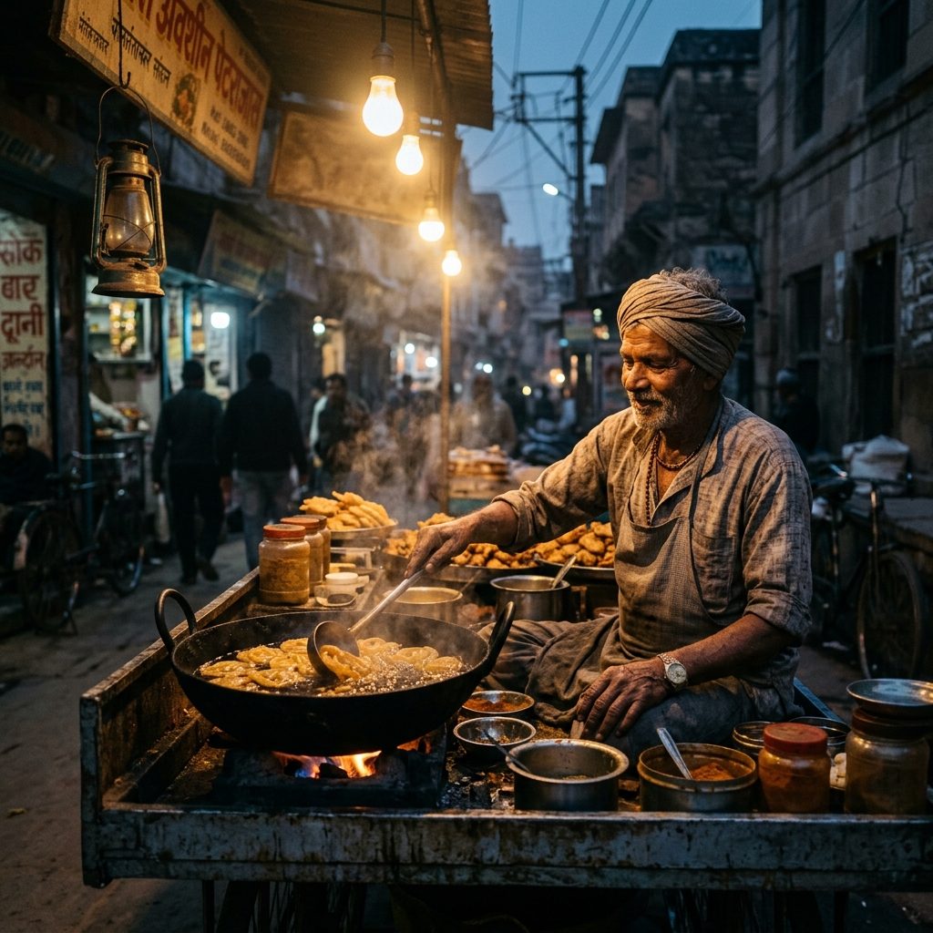 Street Vendor Morning